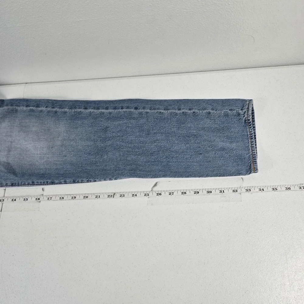 Levis 511 Slim Light Wash Linen Denim Stretch Jeans Mens 34x34 New 04511-6137
